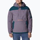 Jacheta Columbia Challenger Pullover pentru bărbați, în jos, de culoare violet granit/noapte valuri