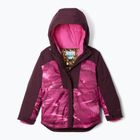 Columbia Mighty Mogul III Print pink ice windblown/ moonvista jachetă de schi pentru copii
