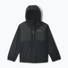 Geacă de ploaie pentru copii Columbia Rainy Trails II Fleece mountain black/black slub