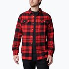 Bărbați Columbia Flare Gun Stretch Flannel naviga roșu râu de trecere plaid cămașă