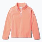 Bluză fleece pentru copii Columbia Glacial Fleece hot coral