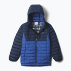 Geacă pentru copii Columbia Powder Lite II Hooded mountain blue/ collegiate navy