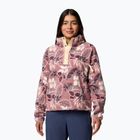 Bluză pentru femei Columbia Helvetia II Printed Cropped Half Snap fig pasteled/multi