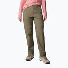 Pantaloni de trekking pentru femei Columbia Leslie Falls Convertible stone green