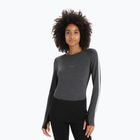 Bluză termică damă icebreaker ZoneKnit 260 jet hthr/black/metro hthr/cb