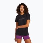 Tricou de trekking pentru femei icebreaker Merino 150 Tech Lite SS Tee Sparkling Stars black