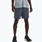 Pantaloni scurți de alergare Under Armour Launch Sw 7'' 2N1 gri pentru bărbați 1361497-044