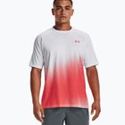 Under Armour Tech Fade tricou de antrenament pentru bărbați roșu și alb 1377053