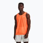 Bărbați Under Armour Streaker Singlet portocaliu de alergare 1361468-866