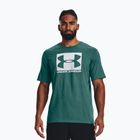 Tricou pentru bărbați Under Armour Boxed Sportstyle coastal teal/white