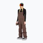 Pantaloni de snowboard pentru femei Volcom Creston 3D Stretch Bib Overall mahogany