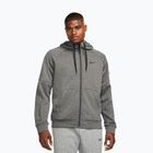 Bluză de antrenament pentru bărbați Nike Therma Fit Full-Zip charcoal heather/dark smoke grey/black