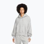 Bluză pentru femei Nike Sportswear Phoenix Fleece Oversized dark grey heather/sail
