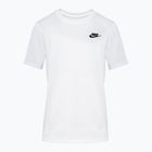 Tricou pentru femei  Nike Sportswear Club Essentials white/black