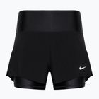 Pantaloni scurți de alergare pentru femei Nike Dri-Fit Swift Mid-Rise 3" 2IN1