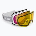Ochelari de schi pentru femei Giro Moxie white & grey chute/ amber pink/ yellow
