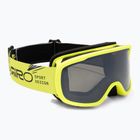Ochleari de schi pentru copii Giro Buster Jr yellow bolts/ultra black