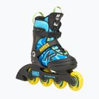Patine cu rotile pentru copii K2 Raider Pro albastru/galben