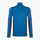 Tricou termic Smartwool Merino Sport LS 1/4 Zip pentru bărbați  albastru 11538