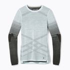 Bluză termică pentru femei Smartwool Intraknit Thermal Merino Base Layer Pattern Crew aqua