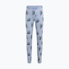 Pantaloni termoactivi pentru copii icebreaker Merino 200 Oasis Bear Tour zinc blue/aop