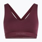 Sutien termoactiv icebreaker Merino 125 Cool-Lite Sprite Racerback dark berry