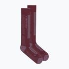 Șosete de schi pentru femei Icebreaker Merino Ski+ Ultralight OTC berry/grey plum/zinc blue