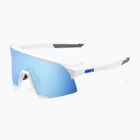 Ochelari de soare 100% S3 matte white/hiper blue multilayer mirror