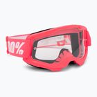 Ochelari de bicicletă  100% Strata 2 pink/clear