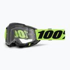 Ochelari de ciclism pentru copii 100% Accuri 2 Junior neon yellow/clear