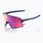 Ochelari de soare 100% S3 satin storm metallic/purple mirror