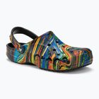 Papuci pentru femei Crocs Baya Seasonal Printed Clog black/multi