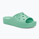 Șlapi de femei Crocs Classic Platform jade stone pentru femei