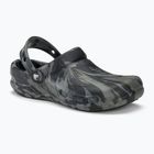 Papuci Crocs Bistro Work Graphic Clog deep navy/multi
