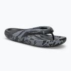 Șlapi de plajă Crocs Mellow Marbled Recovery negru/galbenuș