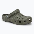 Papuci Crocs Classic Crocskin dusty olive