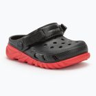 Papuci pentru copii Crocs Duet Max II Clog Toddler black/varsity red