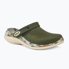 Papuci Crocs LiteRide 360 Marbled Clog army green/multi