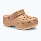 Papuci pentru femei Crocs Classic Platform Glitter shitake
