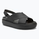 Sandale pentru femei Crocs Brooklyn Luxe Cross Strap black