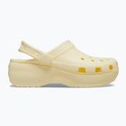 Papuci pentru femei Crocs Classic Platform Clog buttercream
