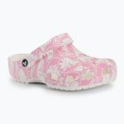 Papuci Crocs Classic Duke Print Clog pink tweed