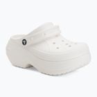 Șlapi pentru femei Crocs Bella white