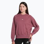 Pulover de antrenament pentru femei New Balance Athletics Remastered French Terry Crewneck roșu WT31500WAD