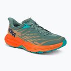 HOKA Speedgoat 5 pantofi de alergare pentru bărbați verde-portocaliu 1123157-TMOR
