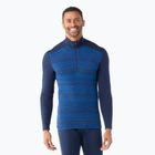 Bluză termică pentru bărbați Smartwool Merino 250 Baselayer 1/4 Zip Boxed deep navy color shift