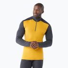 Longsleeve termoactiv pentru bărbați Smartwool Merino 250 Baselayer 1/4 Zip Boxed charcoal honey gold