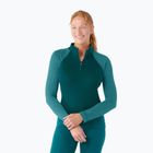 Bluză termică pentru femei Smartwool Classic Thermal Merino Baselayer 1/4 Zip Boxed emerald