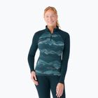 Longsleeve termoactiv pentru femei Smartwool Classic Thermal Merino Baselayer 1/4 Boxed twilight blue