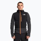 Jachetă bărbătească The North Face Dawn Turn Hybrid Ventrix Midlayer pentru bărbați, gri stalin/negru/portocaliu șocant